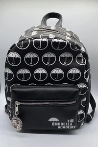The Umbrella Academy Black And White Mini Backpack Bioworld Hot Topic - Picture 1 of 6