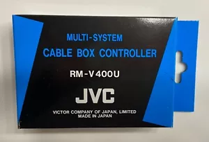 JVC ORIGINAL -RM-V400U JVC MULTI-SYSTEM CABLE BOX CONTROLLER - NEW IN BOX - Picture 1 of 8