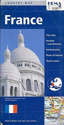 Mapa de Francia, por HEMA Maps Foto 1 de 3
