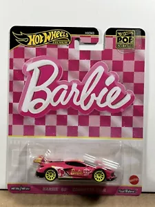 Hot Wheels Premium Pop Culture Barbie 65 Corvette C8.R w/Card Error HTF - Picture 1 of 6