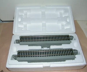BACHMANN NEUSILBER E-Z GLEIS 9 ZOLL GERADE 10 STÜCK HO-SPUR NEU - Bild 1 von 3
