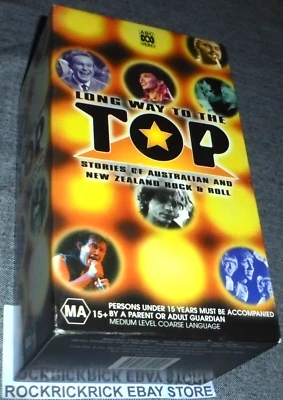 LONG WAY TO THE TOP VHS BOX SET (3 TAPE SET) AUS / NZ ROCK & ROLL STORIES - Image 1 of 4