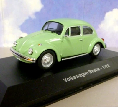 NICE 1/43 DIECAST CLASSIC 1972 VOLKSWAGEN VW BEETLE IN PALE GREEN - Image 1 of 3
