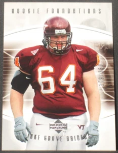 Jake Grove 2004 Upper Deck Rookie Foundations #145 (179/350) Virginia Tech Hookie - Imagen 1 de 2