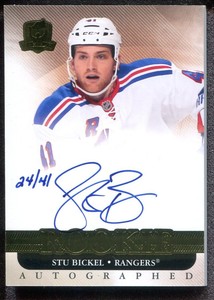 2011-12 The Cup Gold Rainbow #105 Stu Bickel Auto 24/41 - NM-MT