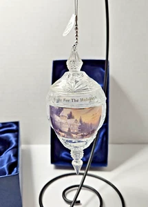 Thomas Kinkade Annual Crystal Christmas Ornament First issue 2004 with Box - Picture 1 of 10