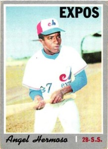 ANGEL HERMOSO 1970 Topps #147  READ FOR $1 PROMO RULE  B17R3S26P17