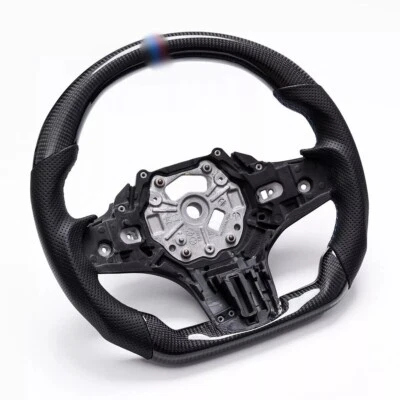Fits BMW G20 G29 G80 320i 440i Three-Color Ring Real Carbon Fiber Steering Wheel Foto 1 de 4