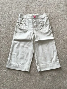 Jumping Beans Girls Beige Capri Cropped Pants Size 4 EUC - Picture 1 of 2