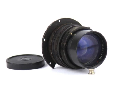 RARE Soviet  lens TELOR  85mm f/2  Red O - Image 1 of 4