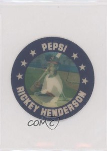 1991 Pepsi Food Issue Coins Rickey Henderson (Posing with Bat) HOF