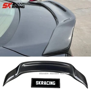 For Nissan Teana ALTIMA 2016-2018 Real Carbon Fiber Rear Spoiler Trunk Wing Trim - Picture 1 of 14