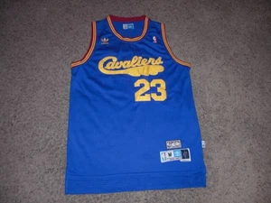 Cleveland Cavaliers LEBRON JAMES Adidas Hardwood Classics Basketball Jersey M - Picture 1 of 5