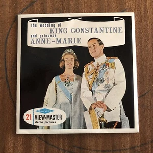 Die Hochzeit von König Konstantin und Prinzessin Anne-Marie 1964 ViewMaster C-007-E - Bild 1 von 2