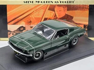AUTOart 1968 Ford Mustang GT390 Fastback Bullitt Steve McQueen Green 1:18 - USED - Picture 1 of 16