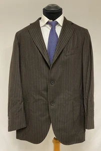 ERMENEGILDO ZEGNA Mens Lightweight Cashmere Mix Jacket Blazer Sport Coat SZ 48 R - Picture 1 of 5