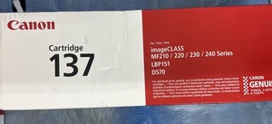 Canon Original Patrone 137 Laserdrucker Toner - Schwarz - Bild 1 von 6