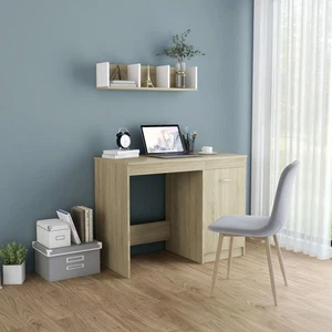 vidaXL Schreibtisch Sonoma-Eiche 100x50x76 cm Holzwerkstoff - Bild 1 von 1