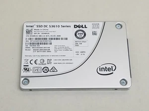 Intel Dell DC S3610 SSDSC2BX200G4R 200 GB SATA III 2.5 in SSD - Picture 1 of 3