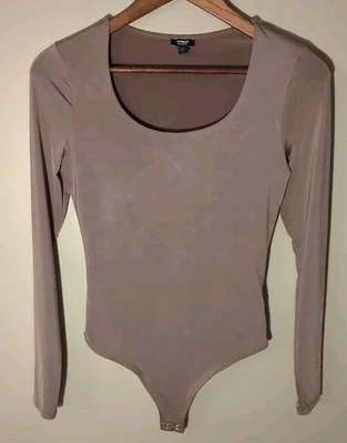 Body Express Body Contour Manga Larga Tanga S Marrón Claro Adelgazante Elástico Foto 1 de 4