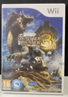 Nintendo Wii Game Monster Hunter 3 Tri 2009 Capcom PAL New Sealed pegi 16 Capcom - Image 1 of 4