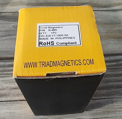 New Triad Magnetics 115v Isolation Transformer N-48x - Image 1 of 2
