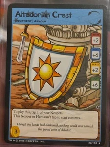 JUEGO DE HADAS MÁS OSCURAS DE NEOPETS ALTADORIAN CREST RARO #32 32/150 COMO NUEVO DE COLECCIÓN - Imagen 1 de 3
