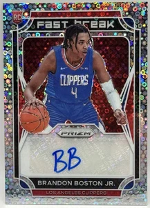 2021-22 Panini Prizm - Fast Break Autographs Brandon Boston Jr. #FBR-BRB (AU) - Bild 1 von 2