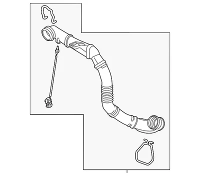 Manguera intercooler GM 19420422 genuina Foto 1 de 2