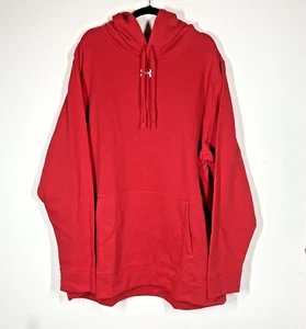 Under Armour Hustle Fleece Hoodie Herren Gr. 4XL locker rot Pullover Sweatshirt - Bild 1 von 12