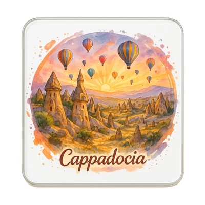 Cappadocia, Turkey Fridge Magnet: Cute Handmade Travel Souvenir Gift - Image 1 of 4