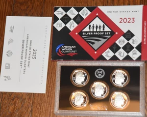 2023 Silber Quarter Proof Set American Women mit Box COA - Bild 1 von 3