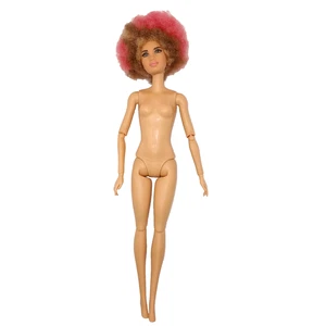 2017 Barbie and The Rockers Puppe Schlagzeuger rosa Afro Gelenkgelenke nackt - Bild 1 von 18