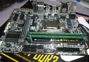 GIGABYTE GA-B150M-D2V Mainboard Intel B150 SKYLAKE KABY + CORE i3 + 16Gb DDR3 - Bild 1 von 10