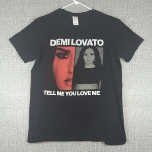 Demi Lovato 2018 Tour T Shirt Sz M Unisex 'Tell Me You Love Me' 2-Sided Concert - Picture 1 of 9