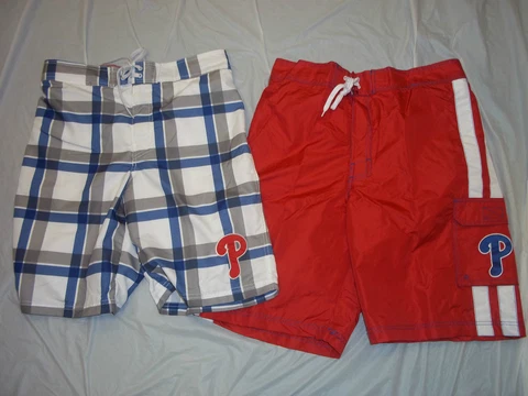 PHILADELPHIA PHILLIES MLB MEN'S BATHING SUIT / BOARD SHORTS BY GIII Cover