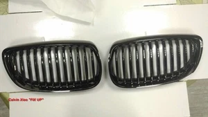 MIT CHROMED PIANO RED FRONT KIDNEY GRILLE BMW E92 E93 3 SERIES  2007-2009 - Picture 1 of 7