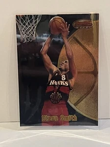 1997-98 Bowman's Best Refractor Steve Smith Atlanta Hawks #59 - Picture 1 of 2