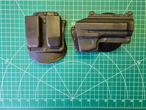 FOBUS Brand Baretta 9mm Paddle-Type Serpa Concealment Holster - Black - Picture 1 of 2