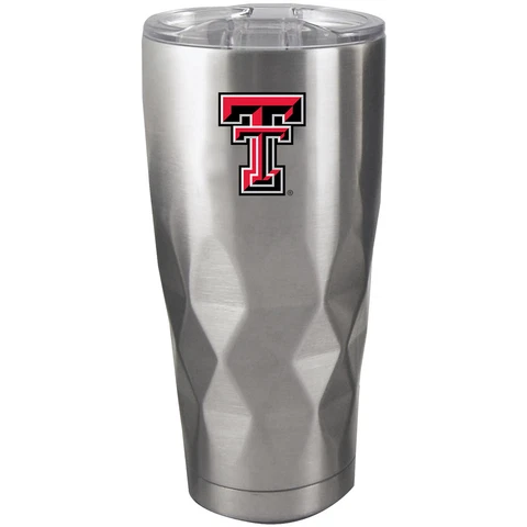 Texas Tech Red Raiders 22oz. Diamond Bottom Stainless Steel Tumbler Cover