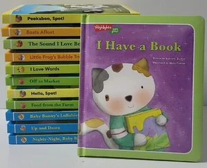 Lot of 12 Highlights Let's Grow! Books Soft Board Books Hardcover - Picture 1 of 24