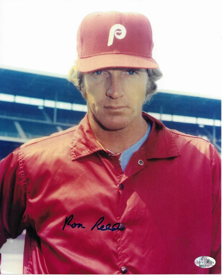 RON REED Autographed Signed 8 x 10 Baseball Photo Philadelphia Phillies COA - Image 1 of 1