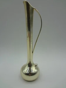 Vintage Silver Metal Tarnish Resistant Bud Vase - Japan - Picture 1 of 7