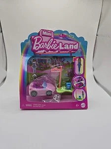 Mini Barbie Land Doll Toy Vehicle Set with 1.5-inch Doll New - Picture 1 of 5