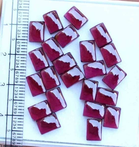Lote de piedras preciosas sueltas corte cojín cabujón granate natural 33,50 quilates - Imagen 1 de 4
