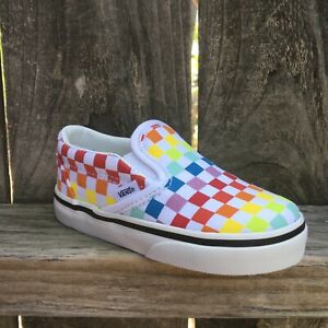 Vans Off the Wall Toddler Baby Shoes Classic Slip on Checkerboard