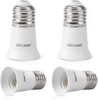 E26 To E26 3Cm/1.2 Inch Socket Extender, E26 To E26 Lamp Bulb Socket Extension,