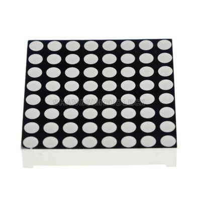 8x8 3mm Dot Matrix Display Red LED Display Common Anode NEW - Bild 1 von 4