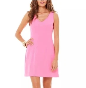 Lily Pulitzer Monica Pink Dress Size 0 - Picture 1 of 8
