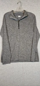 Women's Gray Calaway Long Sleeve 1/4 Zip Pullover Shirt. Size Large - Picture 1 of 6
